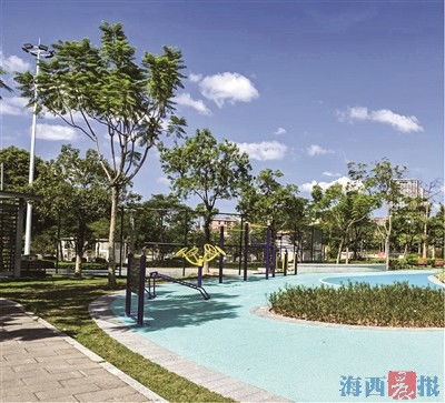 集美中央公园再次升级 市民健身有了更多选择